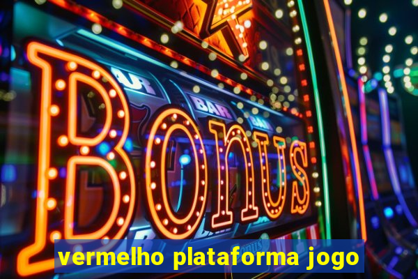 vermelho plataforma jogo